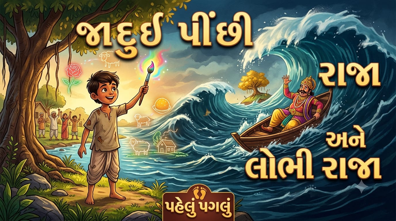 જાદુઈ પીંછી અને લોભી રાજા | ક્યારેય ન સાંભળેલી અદ્ભુત વાર્તા | Jadui Pinchi Anek Lobhi Raja