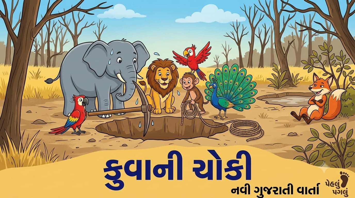કૂવાની ચોકી | Kuwa Ni Choki Gujarati Varta | Moral Story for Kids