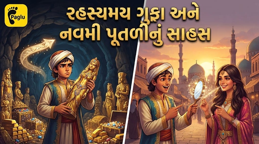રહસ્યમય ગુફા અને નવમી પૂતળીનું સાહસ | Best Gujarati Story |